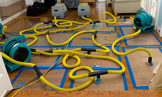Professional Storm Water Damage Restoration technician working in Mineral Springs, NC